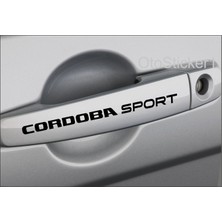 Oto Sticker Seat Cordoba Sport Kapı Kolu Ve Jant Sticker Seti