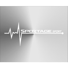 Oto Sticker Kia Sportage Nabız Kalp Atışı Sticker 2 Adet