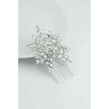 ÇLK Accessories Abiye Tarak Toka Damla Taş Çiçek Model TRTOKA9792