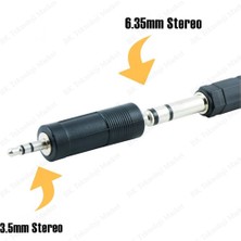 BK Teknoloji 3.5mm Stereo Erkek / 6.35MM Stereo Dişi Ses Çevirici Adaptör