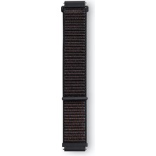 Markacase Huawei Watch Gt 2 42 Mm İçin Uyumlu Spor Dokuma Kordon Siyah Kırmızı Noktalı