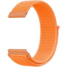 Markacase Huawei Watch Gt 2 46 Mm İçin Uyumlu Dokuma Kordon Papaya