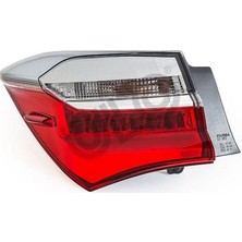 Depo Corolla (E18) 2016 Stop Lambası Dış Sol LED (Oem NO:8156002A80)