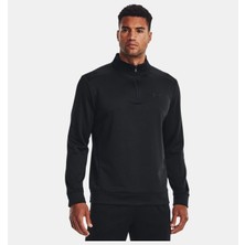 Under Armour Fleece 1/4 Zip Erkek Siyah Günlük Sweatshirt.001