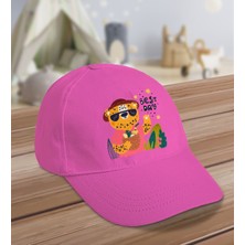 Bk Kids Best Day Tasarımlı Cotton Çocuk Şapkası-Pembe