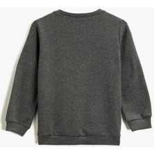 Koton Erkek Çocuk Sweatshirt Antrasit 3WKB10105TK