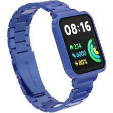 MobaxAksesuar Xiaomi Redmi Watch 2 Lite Kordon Kasalı Metal Kordon