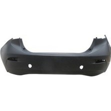 Tyg 2014 - 2016 Mazda 3 Sd Arka Tampon Siyah (Çeki Demir Kapaksız - Reflektör Delikli Tyg) (Oem NO:BHN150221A)