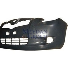 Tyg 2006 - 2009 Toyota Yaris Ön Tampon Siyah (Sis Delikli) (Tyg) (Oem NO:5211952922)