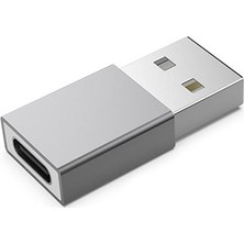 Polham Mini USB To Type C Çevirici Dönüştürücü Adaptör, 5A Ultra Hızlı Şarj ve Data Aktarım