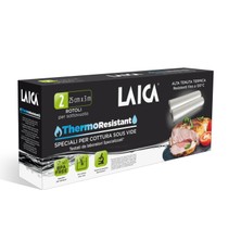 Laıca - Tırtıklı Gofrajlı Thermo Resistant Bags TR2000  ( 120 °c'ye Kadar Isıya Dayanıklı Pişirme Rulosu – 25 cm x 300 cm - 2 Rulo )