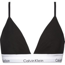 Calvin Klein Kadın Cotton Üçgen Bralet Siyah Dikişsiz Rahatlık ve Nefes Alabilir Yapı
