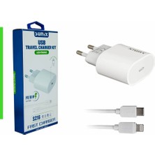 Sunix Yeni Nesil - Iphone - Lightning 18W Hızlı Şarj Aleti - Cihazı | Type-C To Iphone | S216IOS