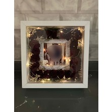 Verda Çerçeve  25 x 25 cm Ledli Verda Anı Çerçevesi+ İsim ve Tarih