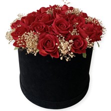 Destina Tasarım Kırmızı Kutulu Gül