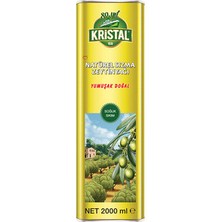 Kristal Natürel Sızma Zeytinyağı Yumuşak Doğal 2 L Teneke