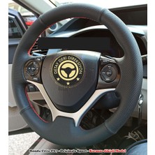 İskender Oto Aksesuar Honda Civic Fb7 Araca Özel Tam Uyumlu Spor Direksiyon Kılıfı