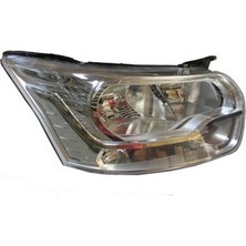 Ayfar 2014 - 2018 Ford Transit V363 Far Lambası Sağ Elektrikli - Motorlu - Nikelajlı 9fişli (H7 - H15)(AYFAR) (Oem NO:BK3113W029BF)