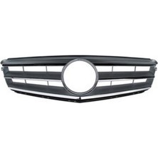 Tyg 2007 - 2011 Mercedes C Class W204 - Ön Panjur Gümüş Gri Nikelaj Kaplamalı Tyg Oem No: 20488000239776