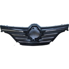 TŞT 2021 Renault Megane Iv Sd Ön Panjur Siyah 7 Nikelaj Çıtalı (Icon Modeli Için) (Oem NO:622568380R)