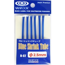 Vanfook B-St Shrink Tube Asist Iğne Makaronu 2.5mm 1mt. Mavi