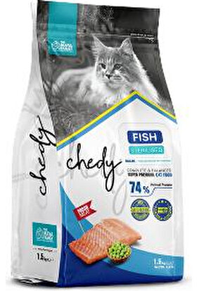 Chedy Super Premium Kısırlaştırılmış Balıklı Yetişkin Kedi Maması 10 kg