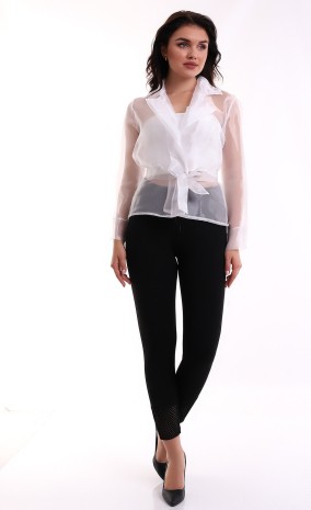 Mois Atelier Siyah Kuşaklı Organze Şifon Tül Kadın Ceket, Tasarım, , Büyük Beden, Tesettür