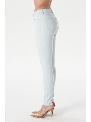 Cross Jeans Judy Açık Mavi Skinny Fit Pantolon Jean C 4678-005