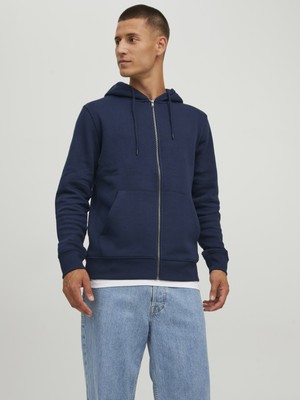 Jack & Jones Düz Renk Fermuarlı Sweatshirt-12210830