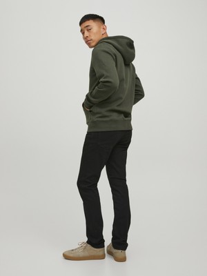 Jack & Jones Düz Renk Fermuarlı Sweatshirt-12210830