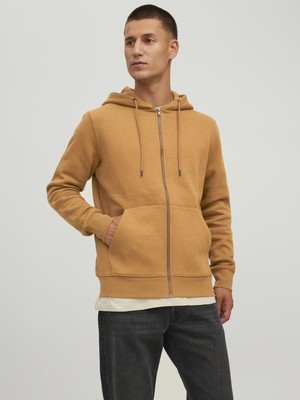 Jack & Jones Düz Renk Fermuarlı Sweatshirt-12210830