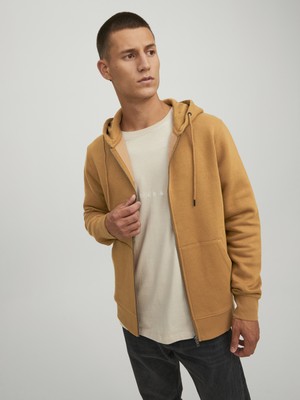 Jack & Jones Düz Renk Fermuarlı Sweatshirt-12210830