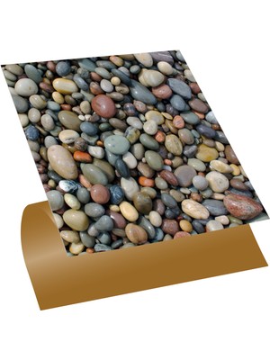 Tink Kendinden Yapışkanlı Çakıl Taşı Desenli Silinebilir Pvc Karo 30x30 cm 11 Adet 1m2