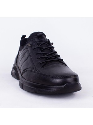 Hammer Jack 10221555 Siyah Günlük Erkek Deri Ayakkabı