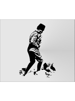Oto Sticker Kocatepe Atatürk Stüeti Stickeri 25X10CM