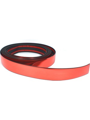Trend Garaj Parlak Kırmızı Yapışkanlı Nikelaj 25MM - 3 Metre