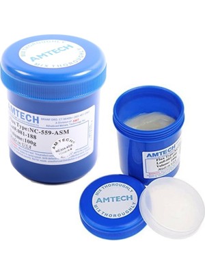 Amtech Bga Smd Smt Pcb Lc Lehimleme Lehim Pastası Krem Flux 100G - MAVİ KUTU