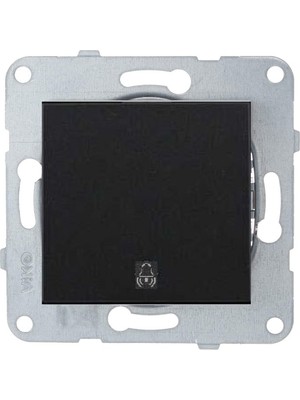 Viko Artline Novella-Trenda Siyah Zil Anahtar - Çerçevesiz