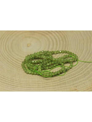 Yaşam Tohumu Peridot (Zebercet) Taşı Dizi 2mm