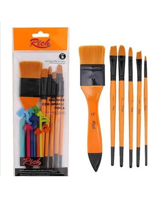 Rich Set:8 Zemin Fırça Karma Set 6'lı (SET8:03357)