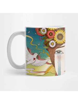 Pixxa Savaşa Hayır Kupa Bardak