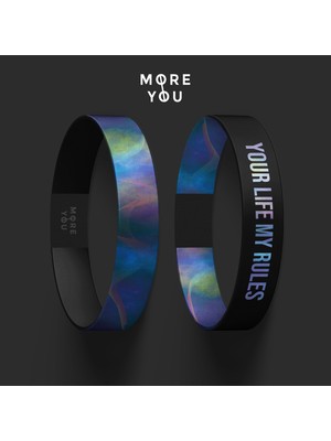 More You Wear Your Life My Rules Unisex Bileklik