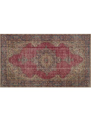 Sempati Halı Eşsiz Güzelliğe Sahip Vintage El Dokuma Halı 133 x 228CM 8839