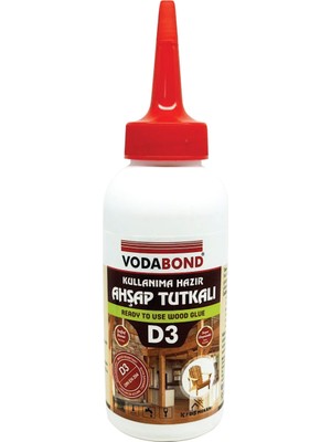 Vodabond Kullanıma Hazır D3 Ahşap Tutkalı - Net:150gr (Şeffaf Donar)