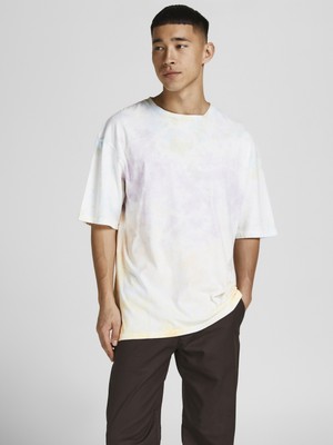 Jack & Jones Bisiklet Yaka Logo Baskili Tisört-12209900