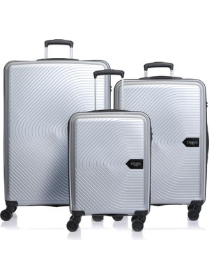 Fossil FSVLZYPP1138-SET Gri Unisex 3 Lü Set Bavul