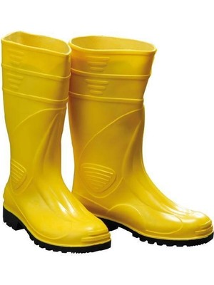 Avmdepo Gezer Pvc Uzun Çizme Sarı 43 Numara