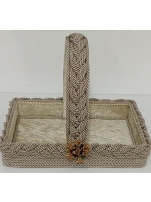 FNT Tasarım Fnt Saplı Örgü Sepet