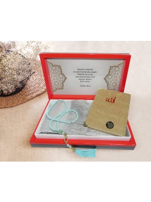 BK Kişiye Özel Isimli ve Mesajlı Kutuda Ayetel Kürsi Kolye ve Yasin-I Şerif Hediye Seti