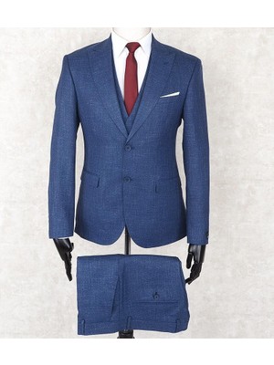 Jan Carlucci Slimfit Yelekli Drop 6 Takım-Parlement